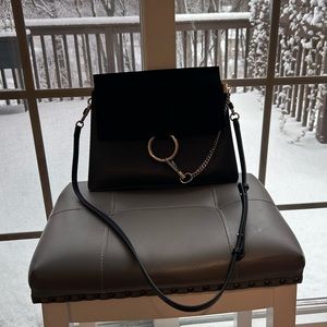 Authentic Chloé Faye Medium Shoulder Bag